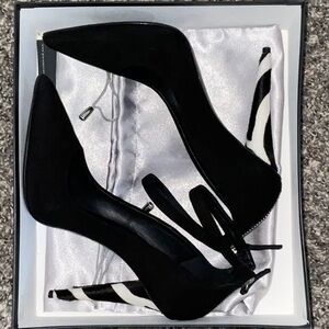 GUISEPPE ZANOTTI DESIGN AUTHENTIC 100% Ladies high heels animal print heel